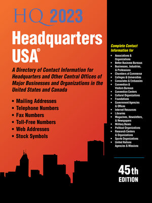 cover image of Headquarters USA 2023